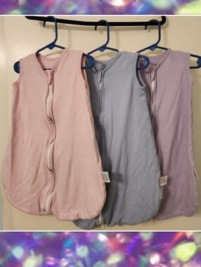 Yoofoss - Baby Sleep Sack 2-Way Zipper 3 -Pack Wearable Blanket